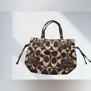 Coach Signature Shoulder Hand Bag #16475
